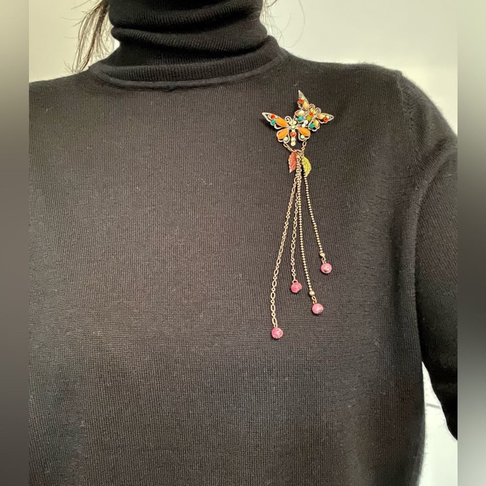 Women’s butterfly brooch